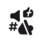 Icono Marketing en Redes Sociales